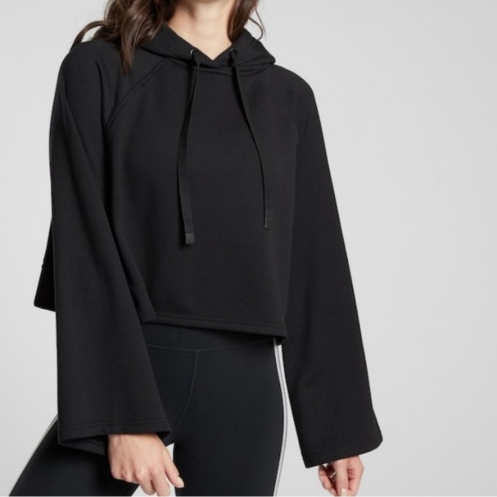 Athleta Steady State Crop Sweatshirt, Size Small